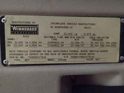 2004 ITASCA SUNCRUISER photo 49