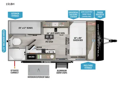 New 2026 Grand Design Transcend One 151BH