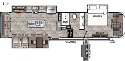 Used 2020 Forest River RV Cedar Creek Hathaway Edition 34IK