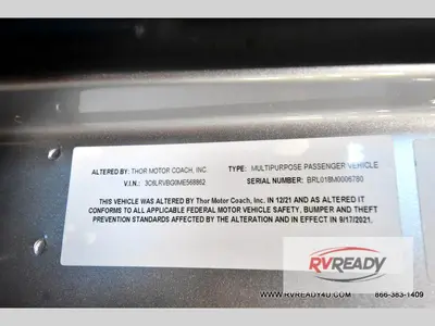 2022 Thor Motor Coach Rize photo 24