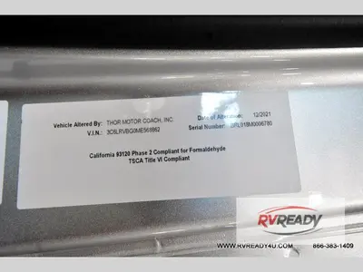 2022 Thor Motor Coach Rize photo 25