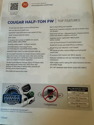 2021 KEYSTONE COUGAR HALF-TON photo 8