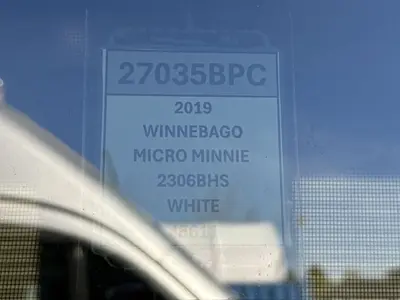 2019 Winnebago Micro Minnie photo 11