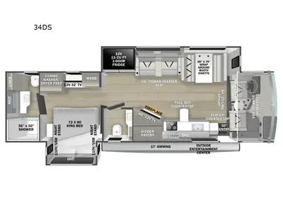 New 2026 Forest River RV FR3 34DS