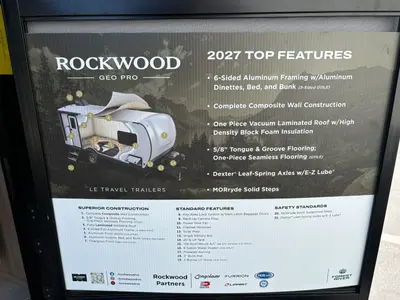 2027 Forest River Rockwood Geo Pro photo 7
