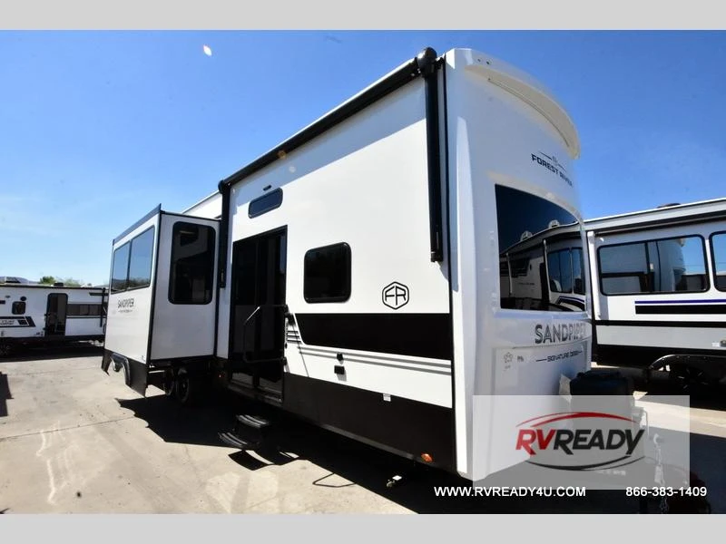 2027 Forest River Sandpiper Destination exterior