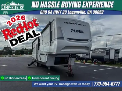 New 2026 Forest River Puma Grand Mesa 393RL