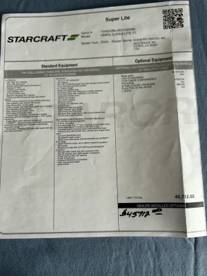 2024 STARCRAFT SUPER LITE photo 5
