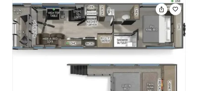 2024 FOREST RIVER CHEROKEE TIMBERWOLF MINI LOFT photo 9