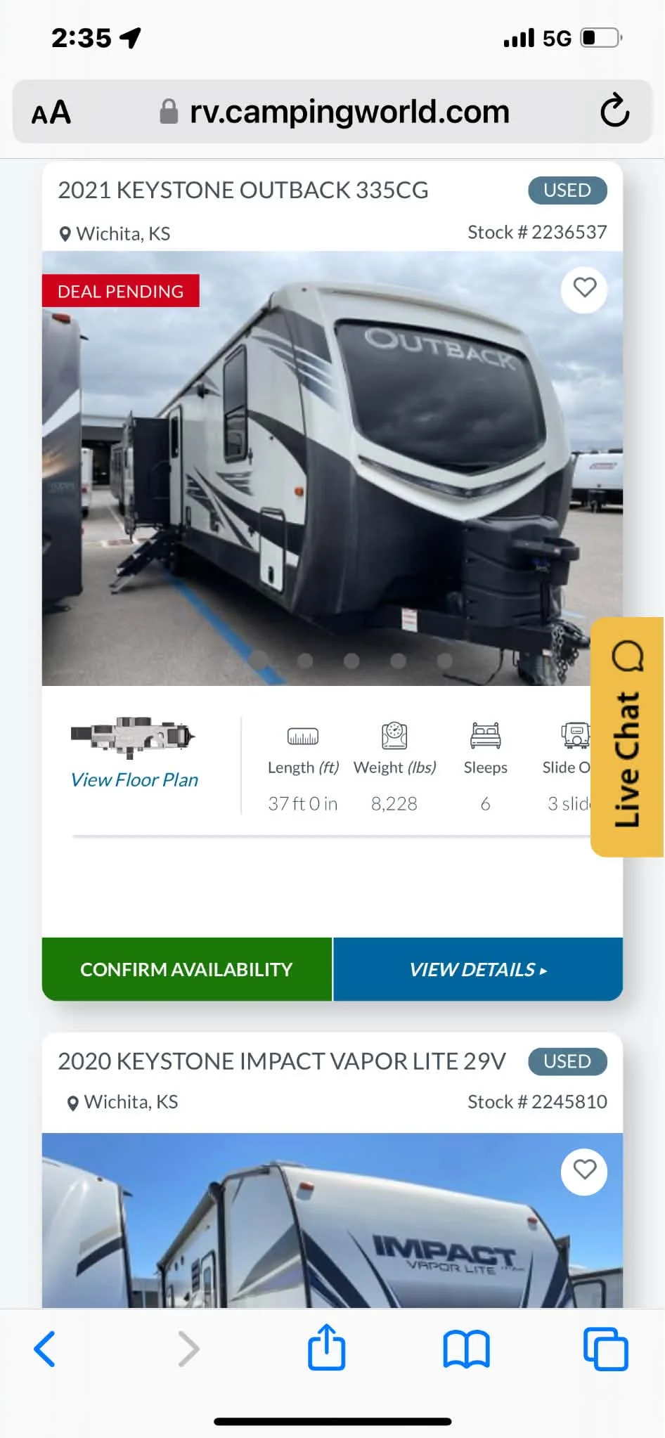 2021 KEYSTONE OUTBACK exterior