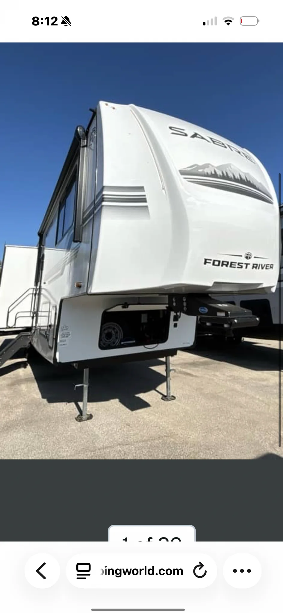 2025 FOREST RIVER SABRE exterior