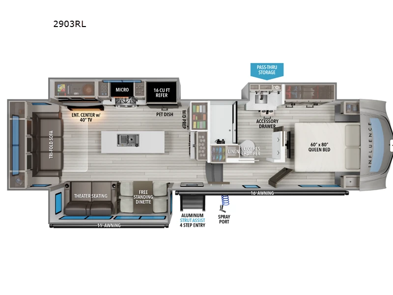 2026 Grand Design Influence exterior