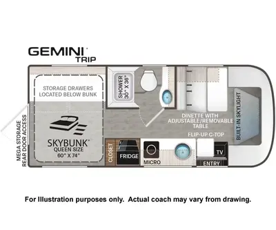 2026 Thor Motor Coach Gemini Trip photo 28