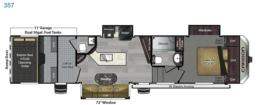 2017 Keystone RV Carbon exterior