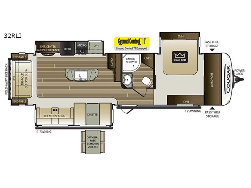 2018 Keystone RV Cougar Half-Ton Series exterior