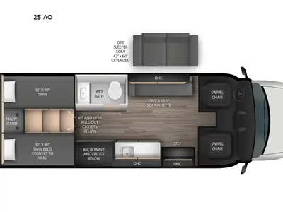 New 2026 Tiffin Motorhomes Open Trail 25 AO