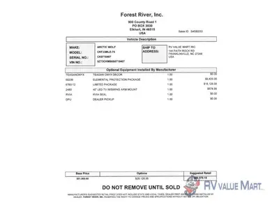2025 Forest River RV Cherokee Arctic Wolf photo 43