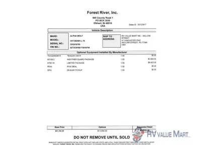 2026 Forest River RV Cherokee Alpha Wolf photo 33