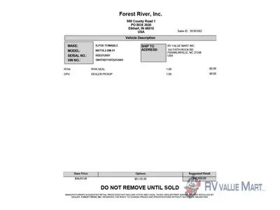 New 2026 Forest River RV No Boundaries NB18.2 Beast Mode