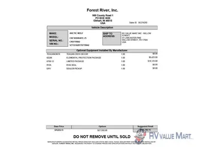 2026 Forest River RV Cherokee Arctic Wolf photo 32