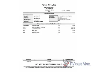 2025 Forest River RV Cherokee Alpha Wolf photo 29