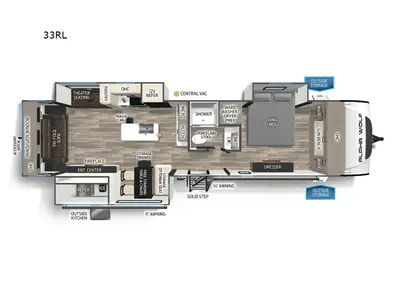 2025 Forest River RV Cherokee Alpha Wolf photo 31