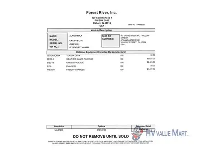 2026 Forest River RV Cherokee Alpha Wolf photo 26