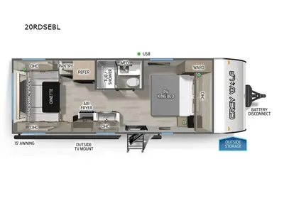 2026 Forest River RV Cherokee Grey Wolf Black Label photo 28