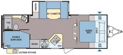Used 2017 Dutchmen RV Coleman Lantern Series 244BH