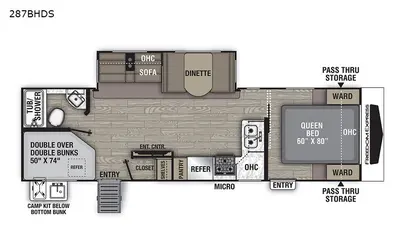 Used 2020 Coachmen RV Freedom Express Ultra Lite 287BHDS