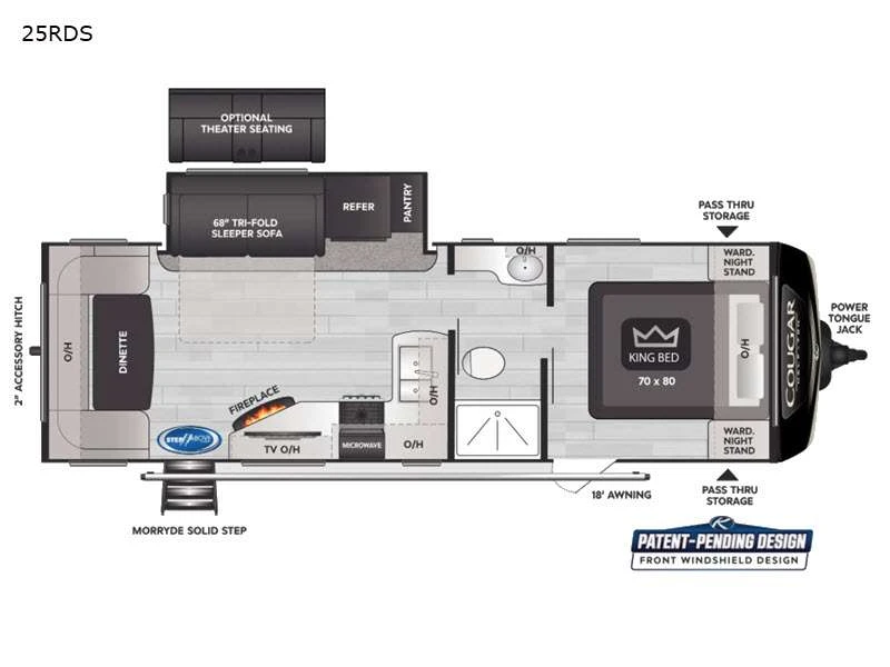2021 Keystone RV Cougar Half-Ton exterior