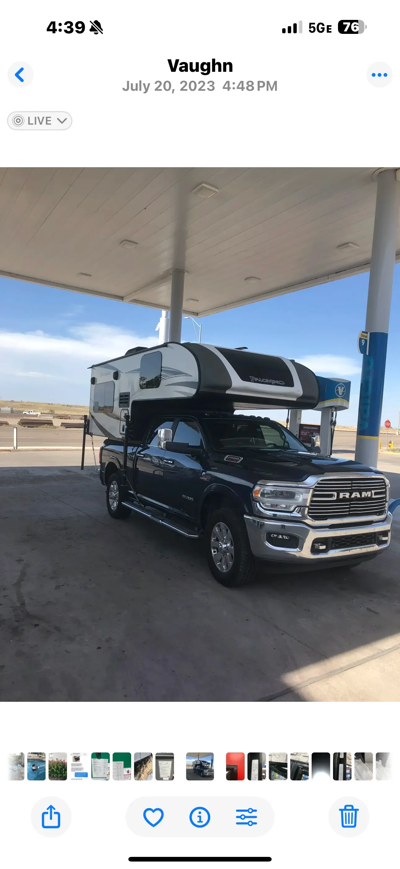 2020 PALOMINO BACKPACK TRUCK CAMPER exterior