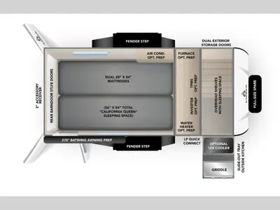New 2027 Ember RV E-Series Spark LE 12FK