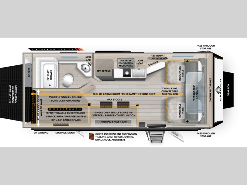 2027 Ember RV Overland Series exterior