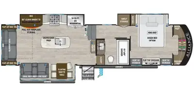 Used 2021 Alliance Rv Paradigm 340RL
