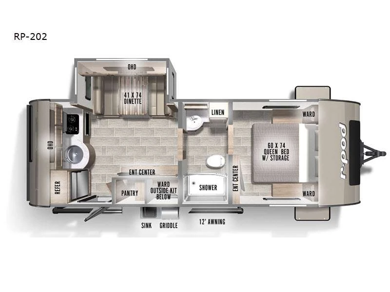 2022 Forest River RV R Pod exterior