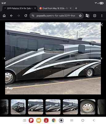 2019 THOR MOTOR COACH PALAZZO photo 3