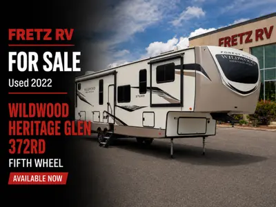 Used 2022 Forest River RV Wildwood Heritage Glen 372RD