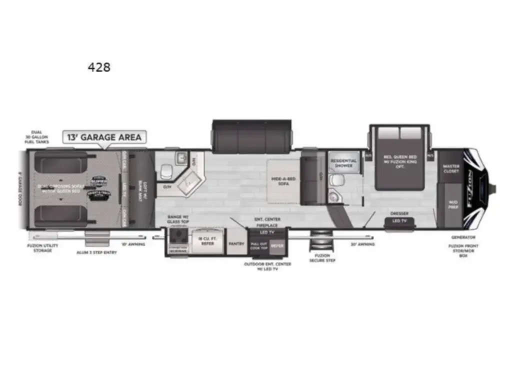 2021 KEYSTONE FUZION exterior