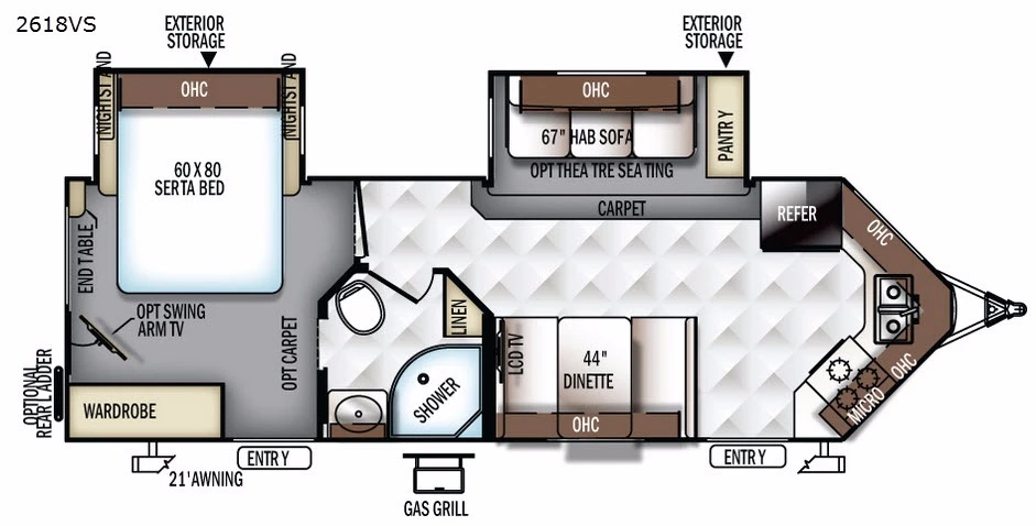 2017 Forest River RV Rockwood Ultra V exterior