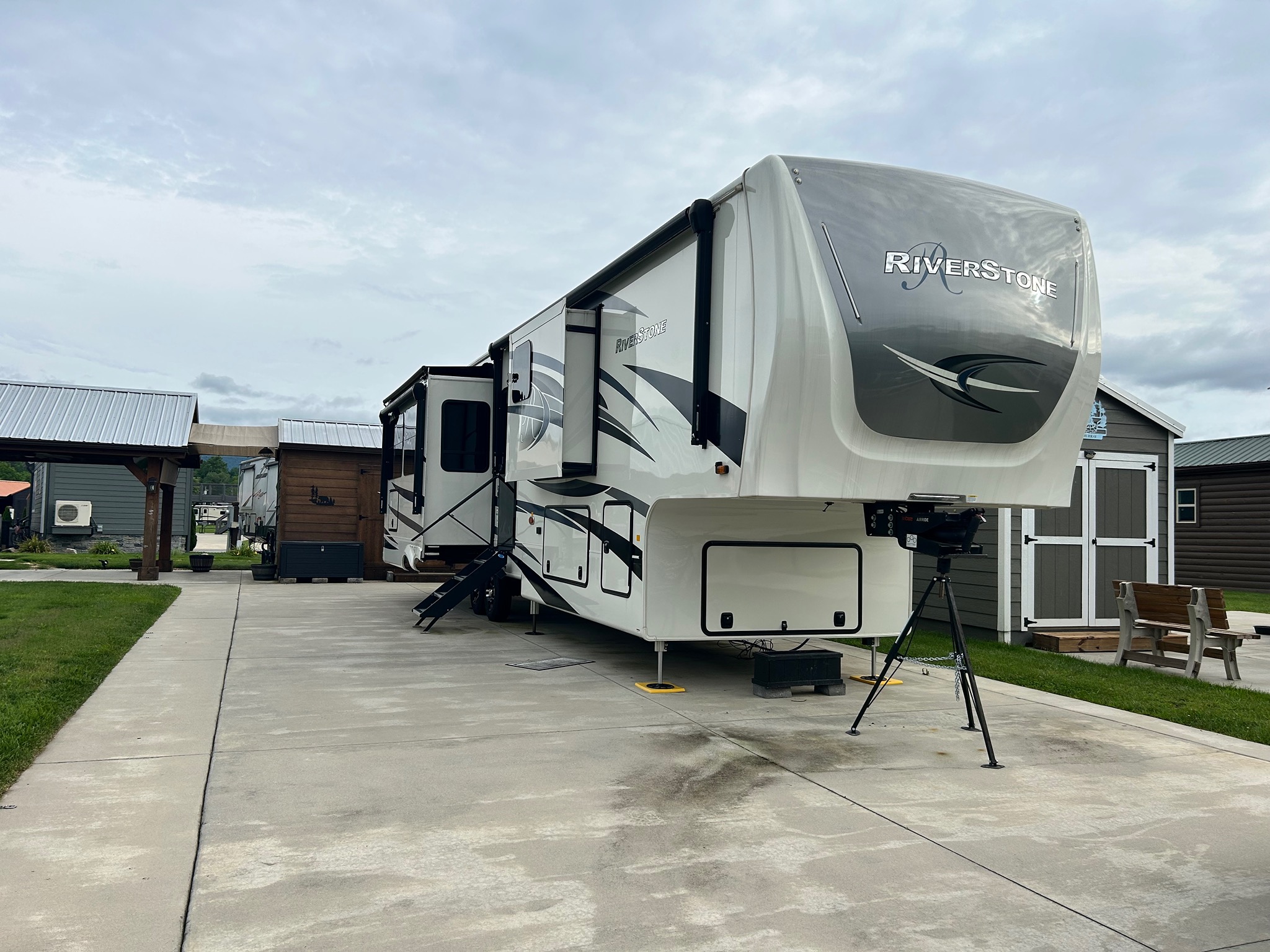 2024 FOREST RIVER RIVERSTONE LUXURY exterior