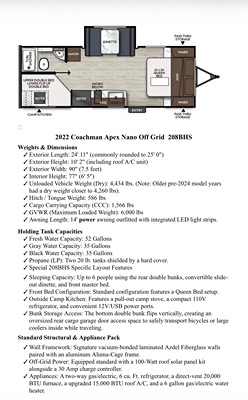 2022 COACHMEN APEX NANO photo 2