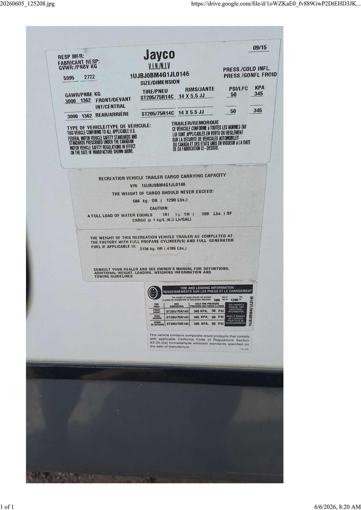2016 JAYCO JAY FEATHER exterior