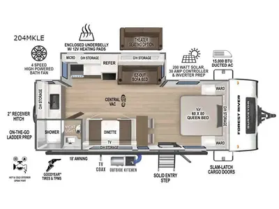 New 2027 Forest River RV Surveyor Legend 204MKLE