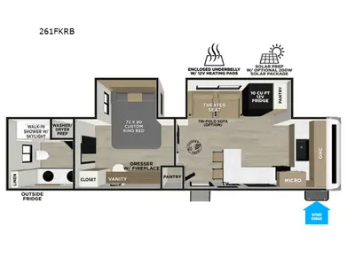 New 2027 Forest River RV Wildwood Heritage Glen 261FKRB