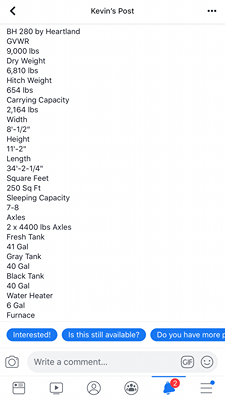 2018 PIONEER TRAVEL TRAILER photo 6
