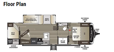 Used 2022 Keystone Outback 291UBH