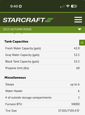 2023 STARCRAFT AUTUMN RIDGE photo 4