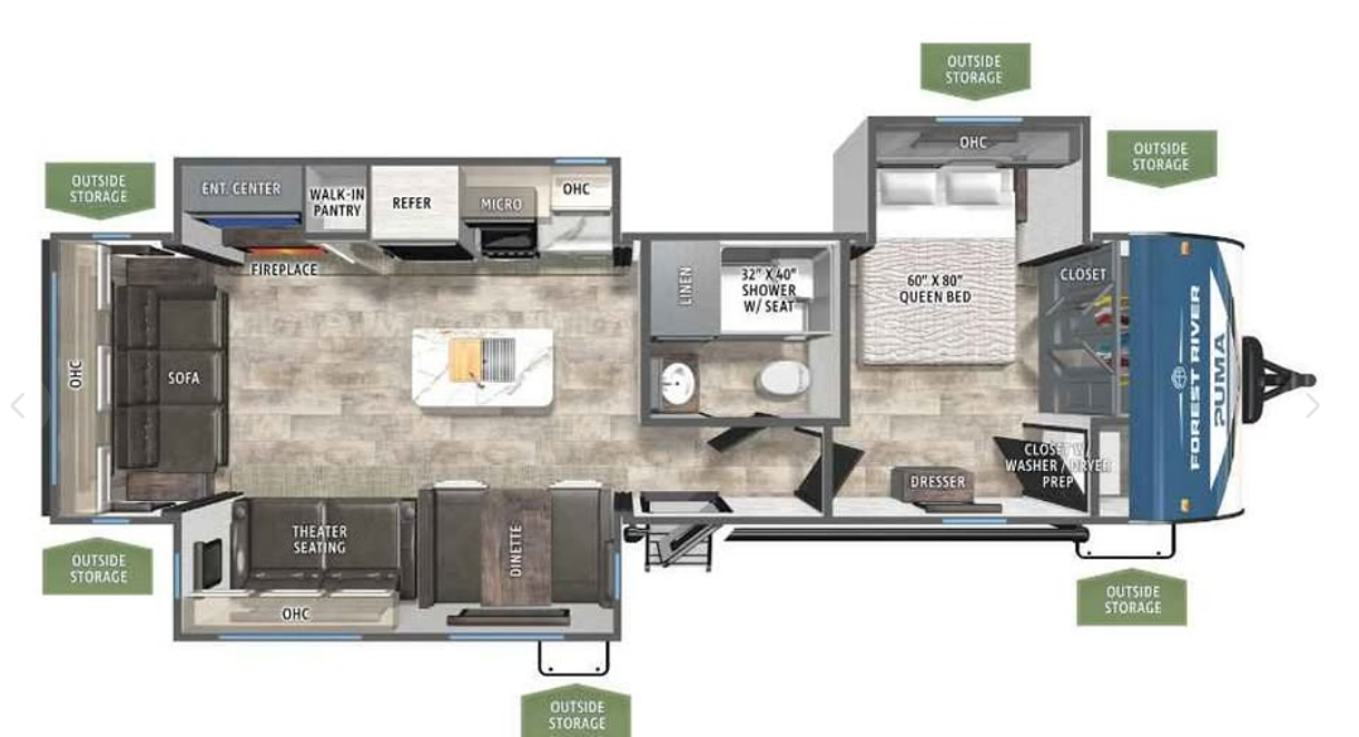 2026 FOREST RIVER PUMA exterior