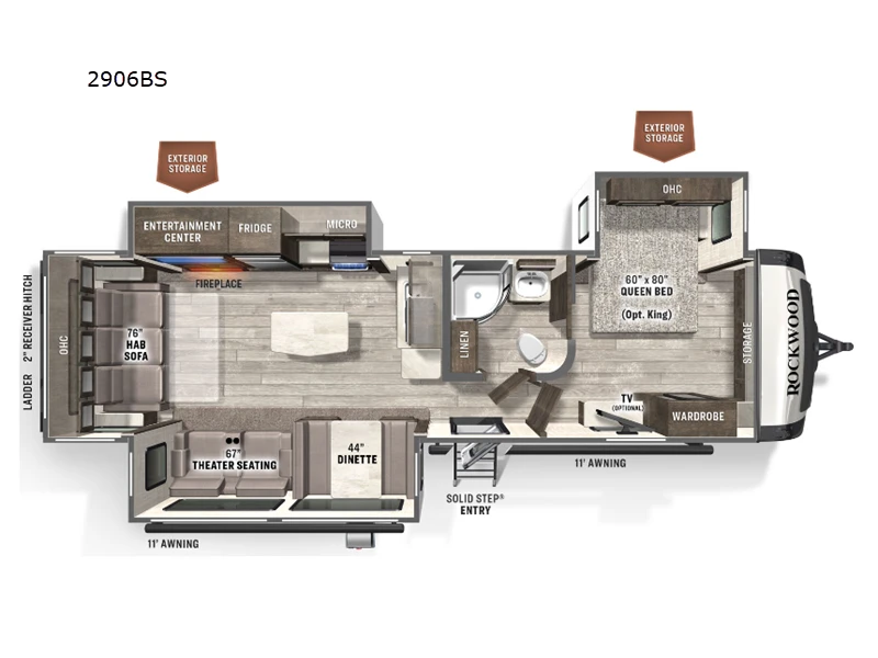 2023 Forest River RV Rockwood Ultra Lite exterior